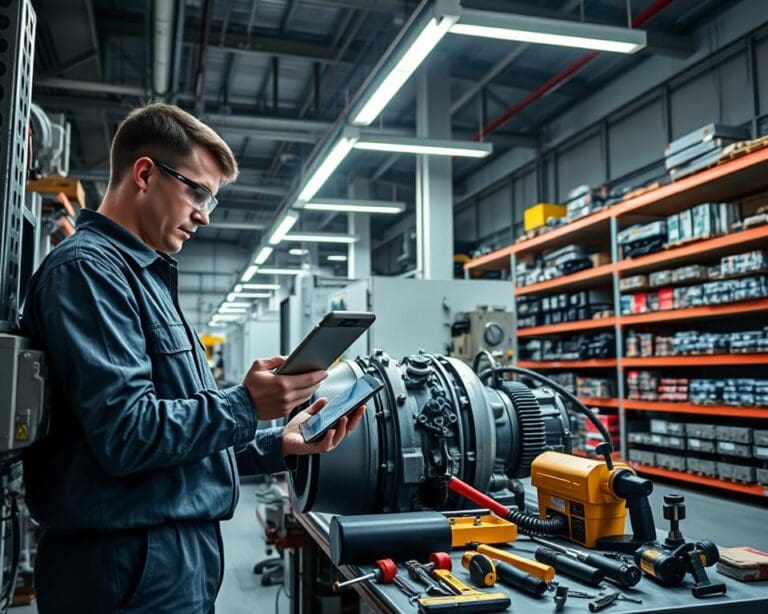 Wie arbeitet ein Wartungstechniker?