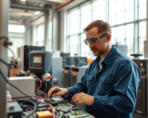 Wie unterstützt ein Industrieelektroniker?