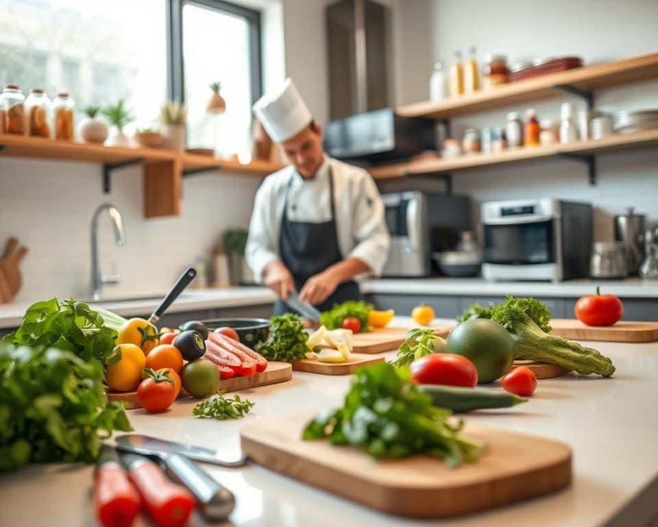 Was unterstützt effizientes Arbeiten in der Küche?