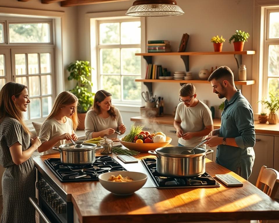 Wie beeinflusst Küche das Familienleben?