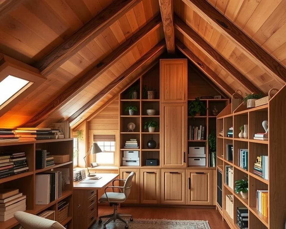 Wie optimiert man Stauraum im Dachgeschoss?