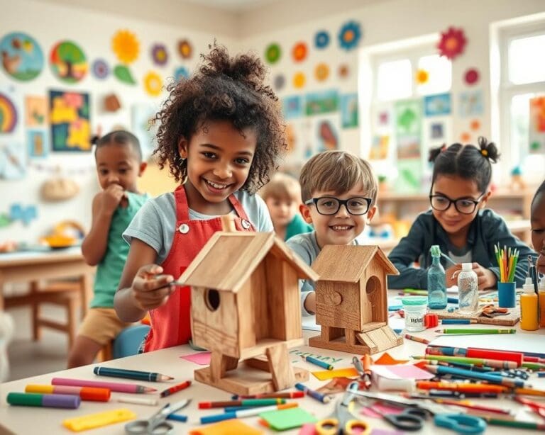 Wie unterstützt Basteln die Kreativität von Kindern?