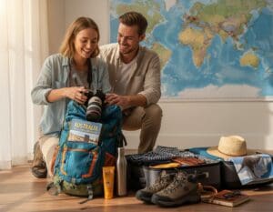 Fernreise Australien Gepäck