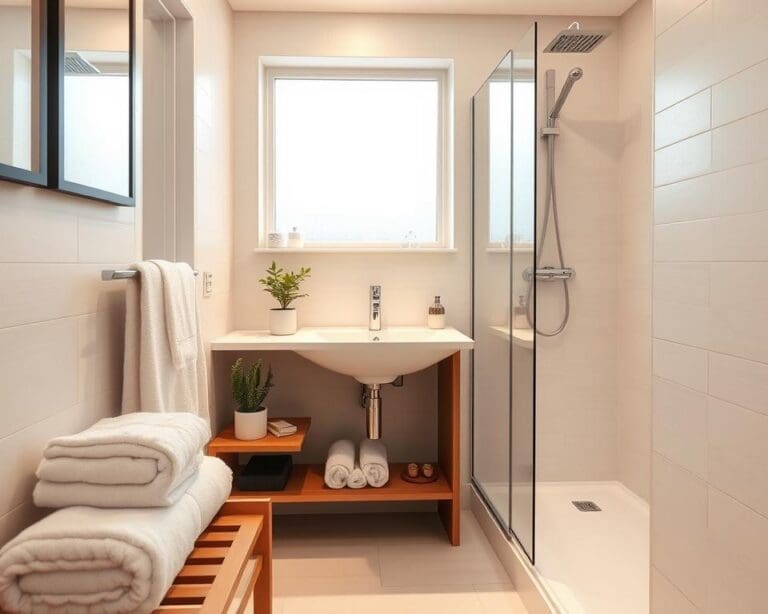 kleines badezimmer einrichten