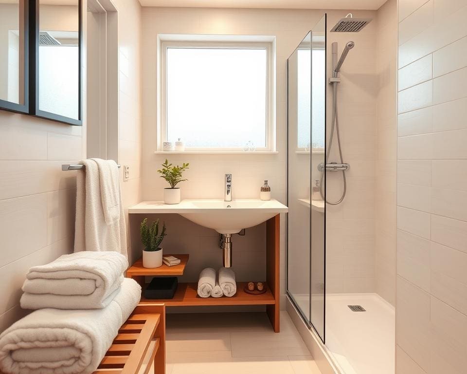 kleines badezimmer einrichten