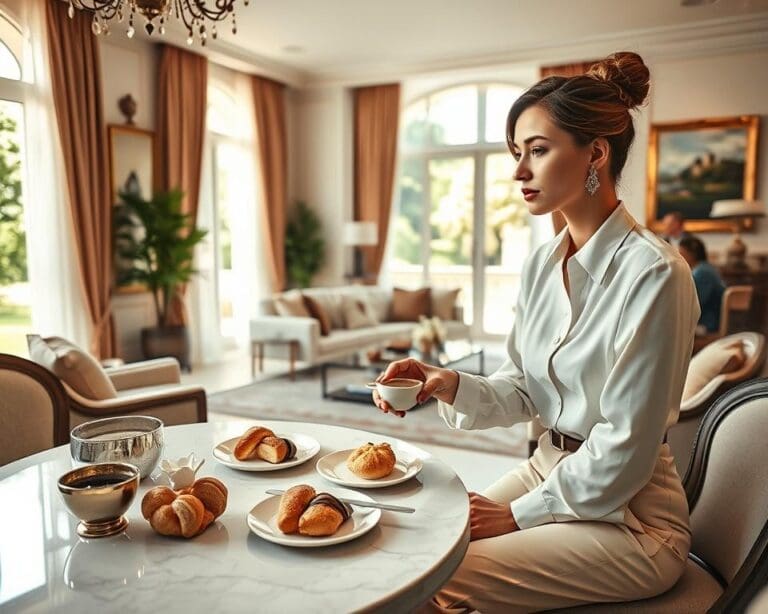 luxuriöses Leben Alltag