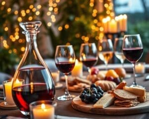 Wein Luxus Abend