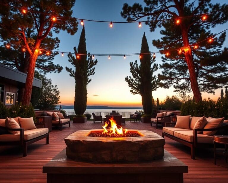 Feuerstelle Terrasse