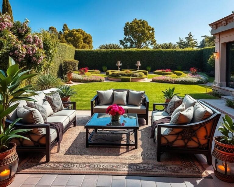 exklusive Gartenlounge