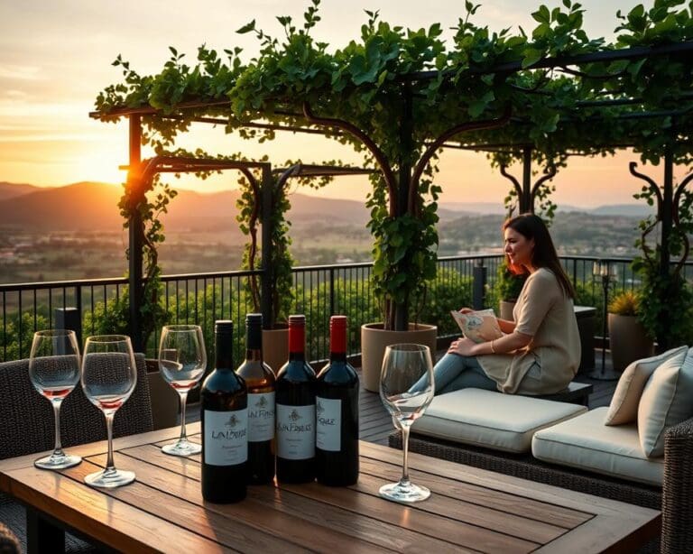 Weinbereich Terrasse