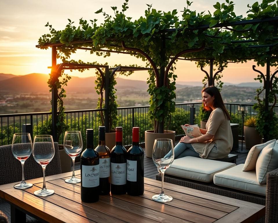 Weinbereich Terrasse