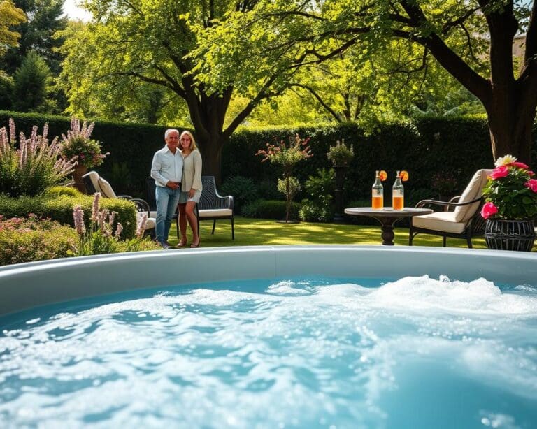 Whirlpool im Garten