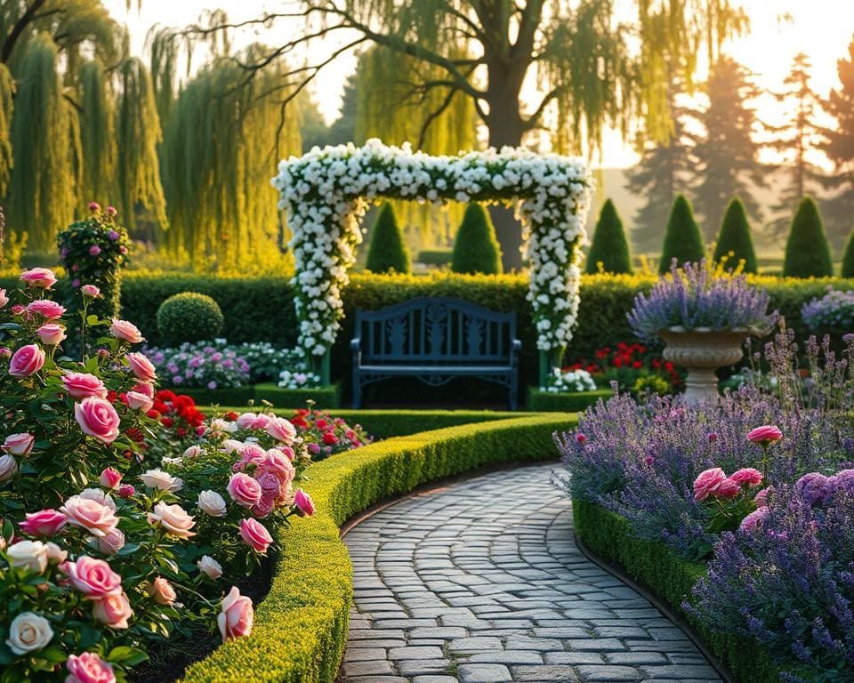 eleganter Gartenstil