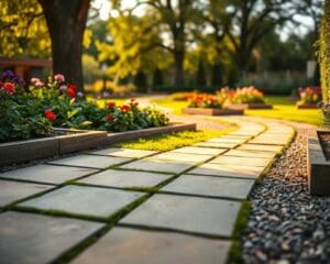 hochwertige Gartenwege