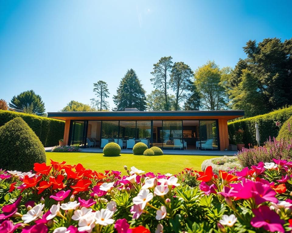 modernes Gartenhaus